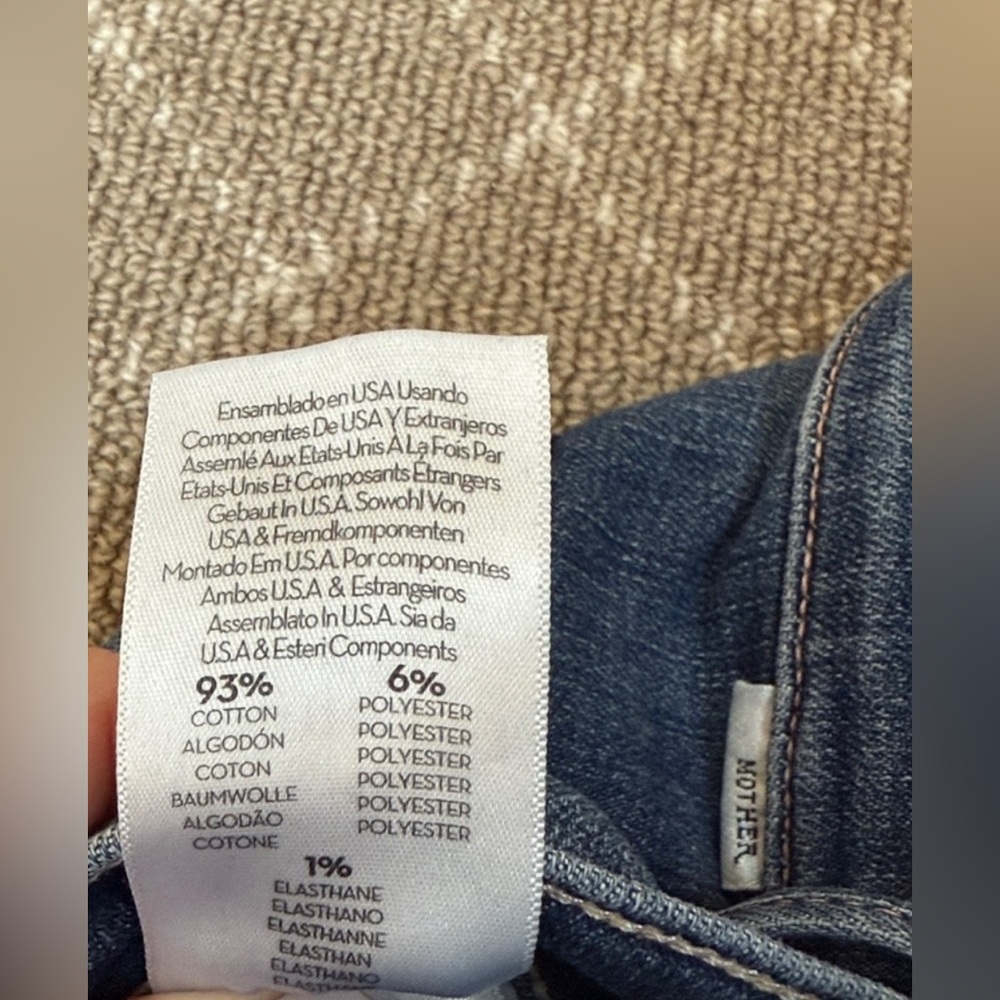 MOTHER Insider Crop Step Fray Jeans - Picture 4 of 4